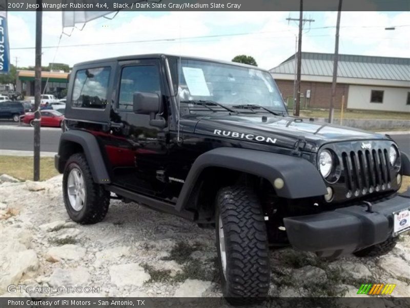 Black / Dark Slate Gray/Medium Slate Gray 2007 Jeep Wrangler Rubicon 4x4