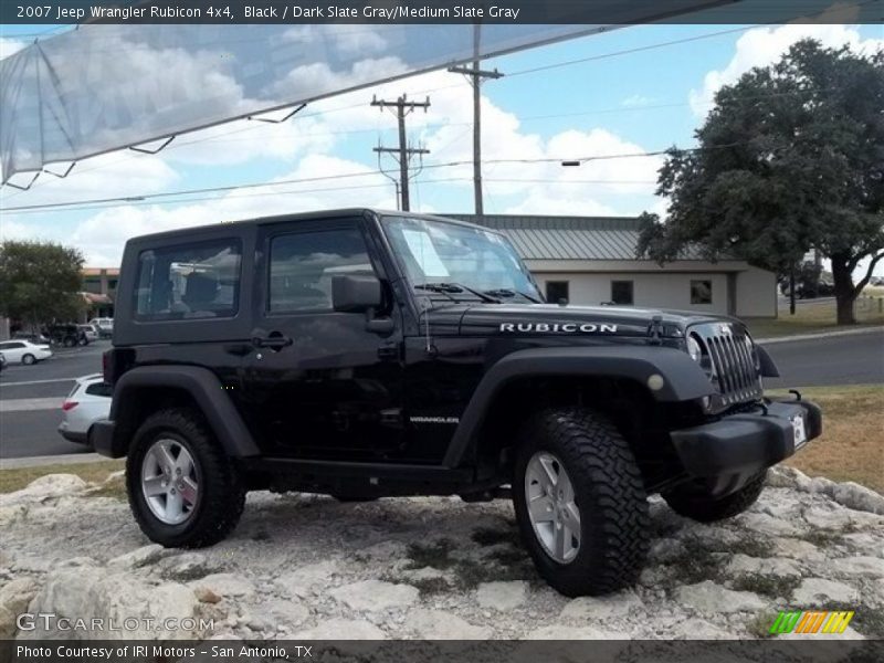 Black / Dark Slate Gray/Medium Slate Gray 2007 Jeep Wrangler Rubicon 4x4