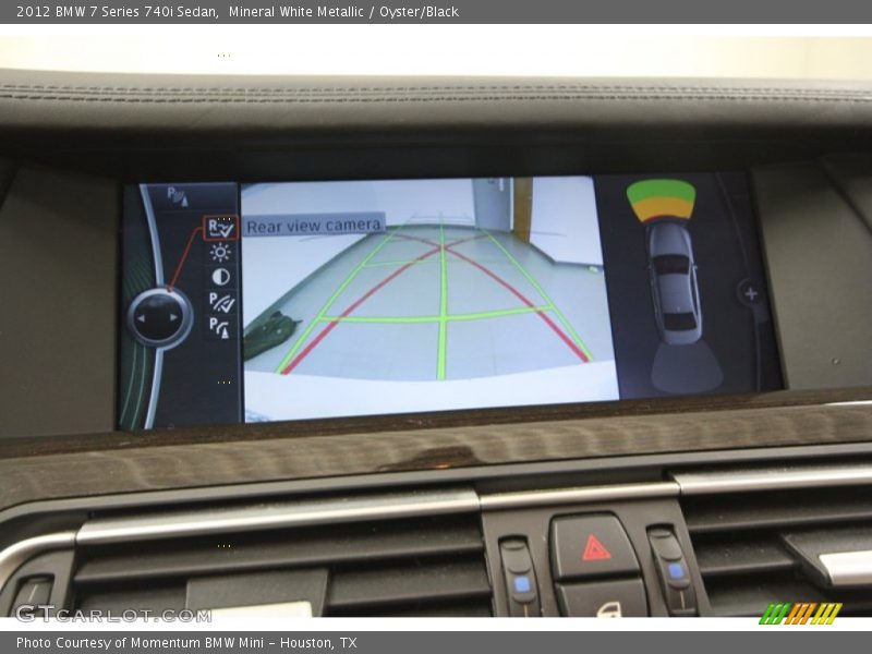 Mineral White Metallic / Oyster/Black 2012 BMW 7 Series 740i Sedan