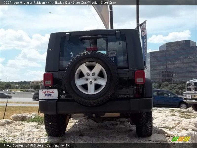 Black / Dark Slate Gray/Medium Slate Gray 2007 Jeep Wrangler Rubicon 4x4