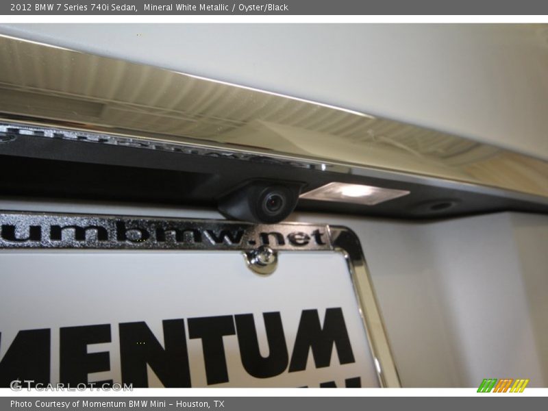 Mineral White Metallic / Oyster/Black 2012 BMW 7 Series 740i Sedan