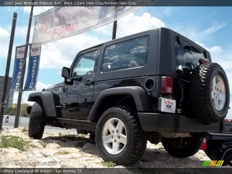 Black / Dark Slate Gray/Medium Slate Gray 2007 Jeep Wrangler Rubicon 4x4