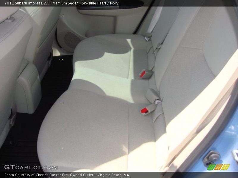 Sky Blue Pearl / Ivory 2011 Subaru Impreza 2.5i Premium Sedan