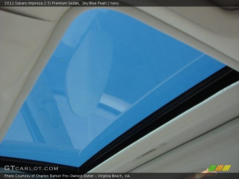Sky Blue Pearl / Ivory 2011 Subaru Impreza 2.5i Premium Sedan