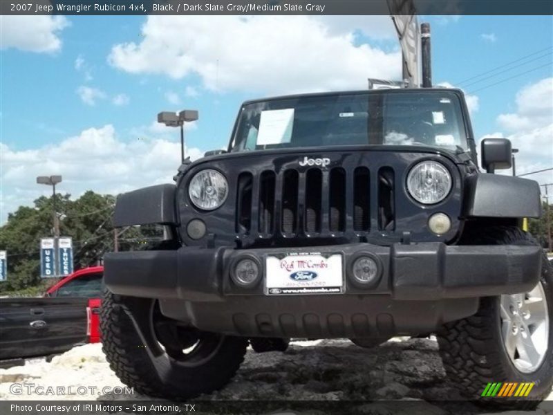 Black / Dark Slate Gray/Medium Slate Gray 2007 Jeep Wrangler Rubicon 4x4