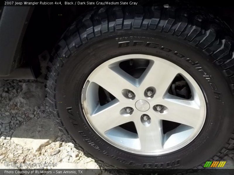 Black / Dark Slate Gray/Medium Slate Gray 2007 Jeep Wrangler Rubicon 4x4