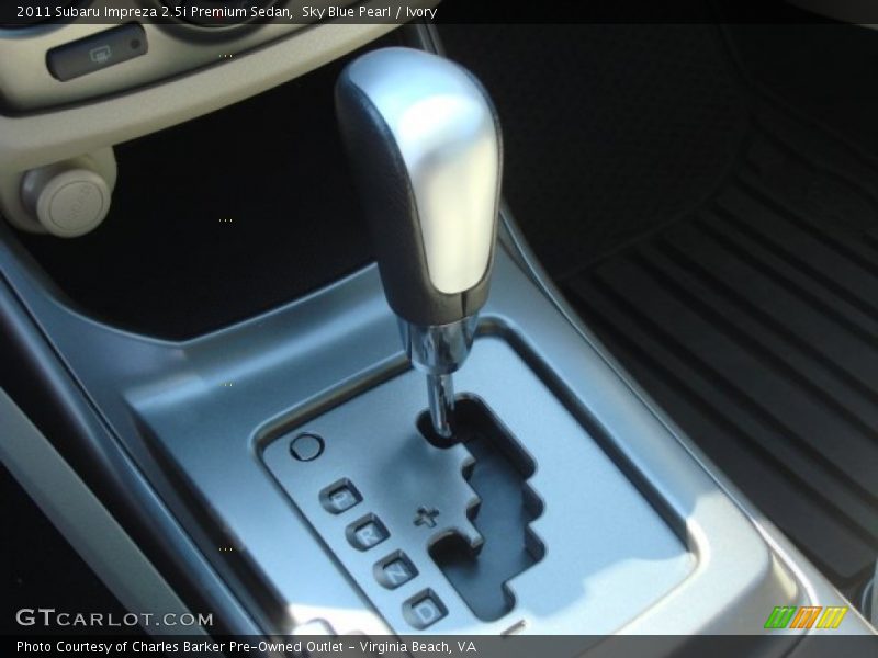 Sky Blue Pearl / Ivory 2011 Subaru Impreza 2.5i Premium Sedan