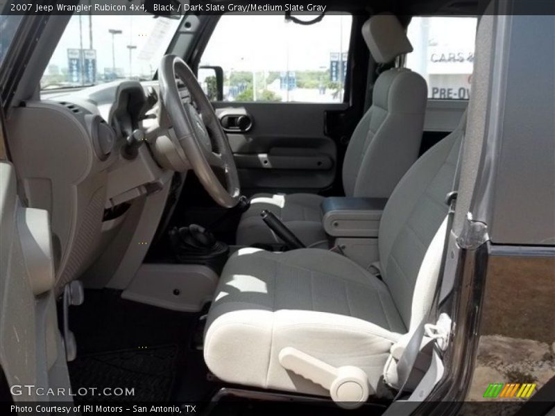 Black / Dark Slate Gray/Medium Slate Gray 2007 Jeep Wrangler Rubicon 4x4