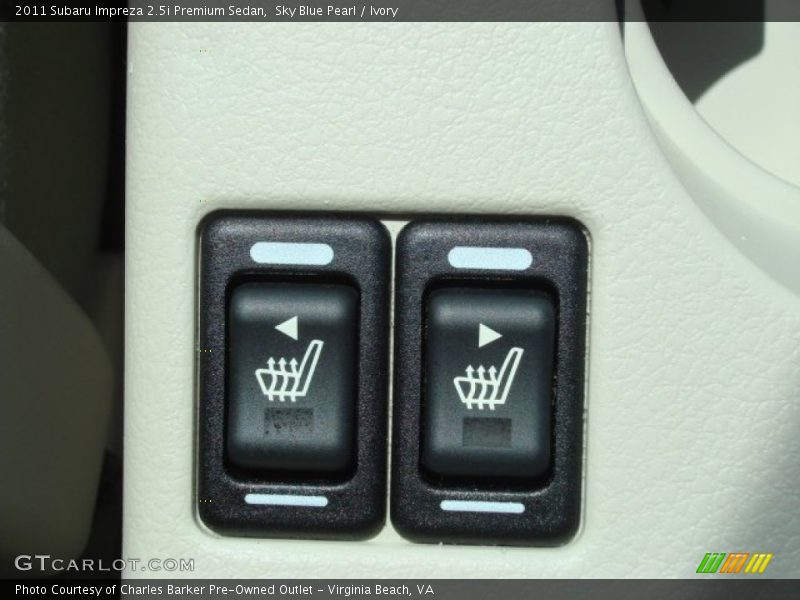 Sky Blue Pearl / Ivory 2011 Subaru Impreza 2.5i Premium Sedan