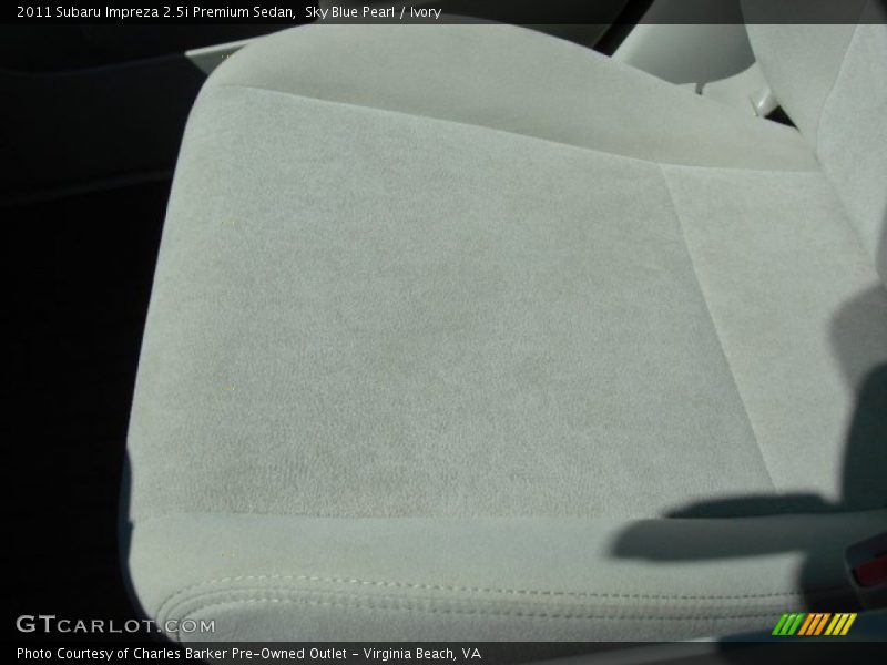 Sky Blue Pearl / Ivory 2011 Subaru Impreza 2.5i Premium Sedan