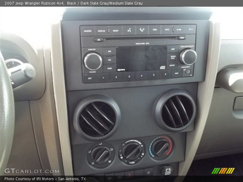 Black / Dark Slate Gray/Medium Slate Gray 2007 Jeep Wrangler Rubicon 4x4