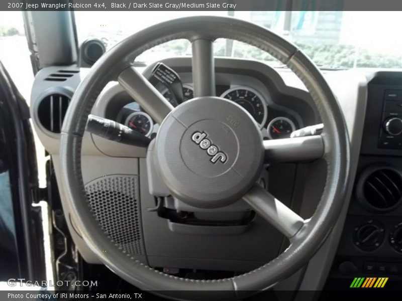 Black / Dark Slate Gray/Medium Slate Gray 2007 Jeep Wrangler Rubicon 4x4