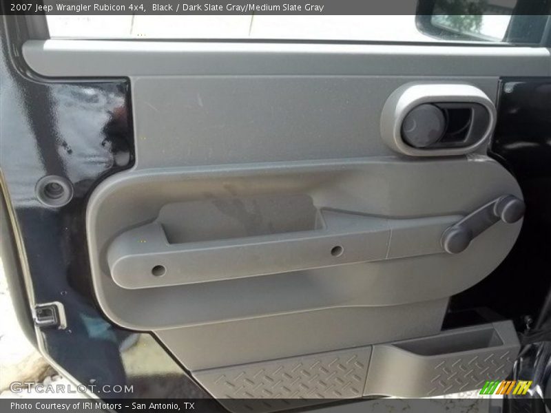 Black / Dark Slate Gray/Medium Slate Gray 2007 Jeep Wrangler Rubicon 4x4