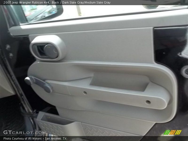 Black / Dark Slate Gray/Medium Slate Gray 2007 Jeep Wrangler Rubicon 4x4