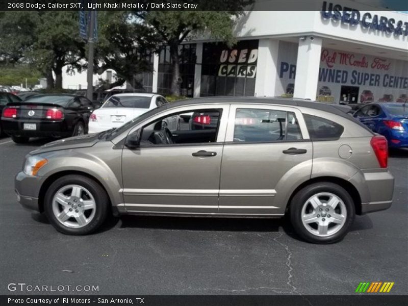 Light Khaki Metallic / Dark Slate Gray 2008 Dodge Caliber SXT