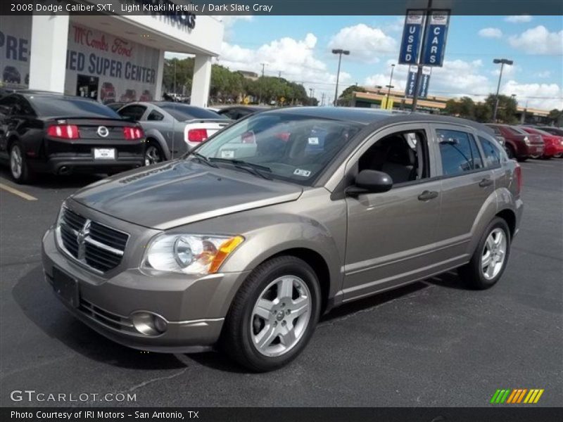 Light Khaki Metallic / Dark Slate Gray 2008 Dodge Caliber SXT