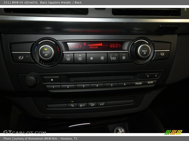 Black Sapphire Metallic / Black 2011 BMW X6 xDrive50i