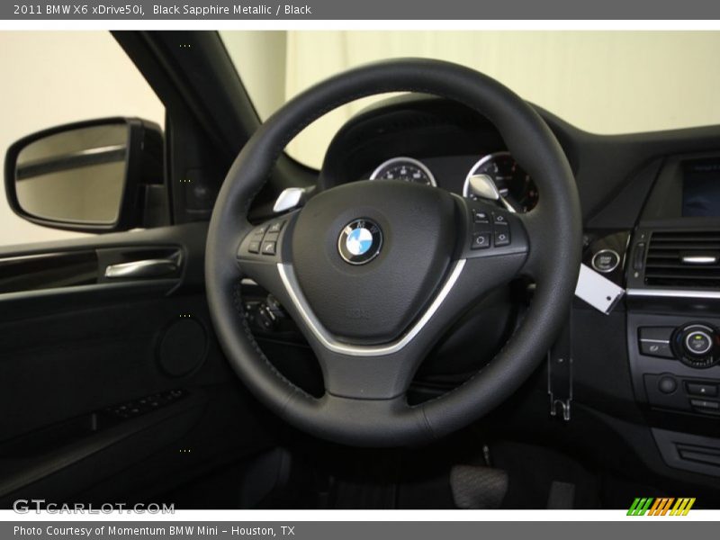 Black Sapphire Metallic / Black 2011 BMW X6 xDrive50i