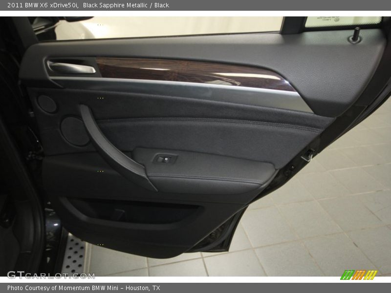 Black Sapphire Metallic / Black 2011 BMW X6 xDrive50i