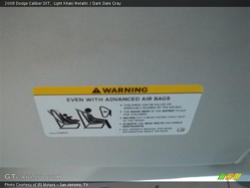 Light Khaki Metallic / Dark Slate Gray 2008 Dodge Caliber SXT