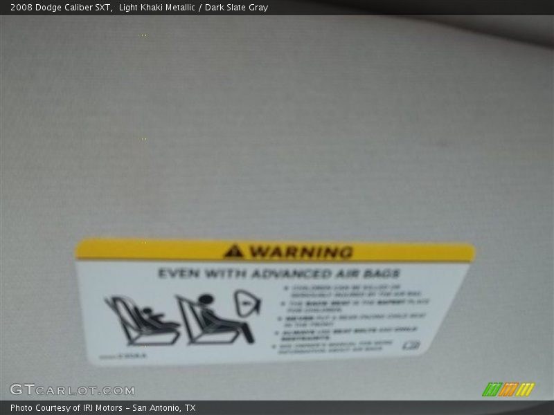 Light Khaki Metallic / Dark Slate Gray 2008 Dodge Caliber SXT