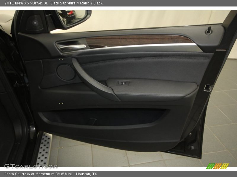 Black Sapphire Metallic / Black 2011 BMW X6 xDrive50i