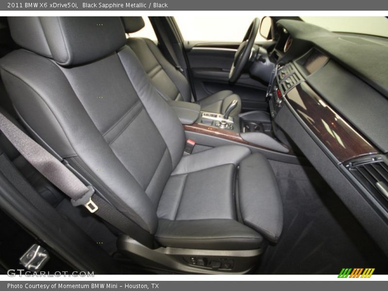 Black Sapphire Metallic / Black 2011 BMW X6 xDrive50i