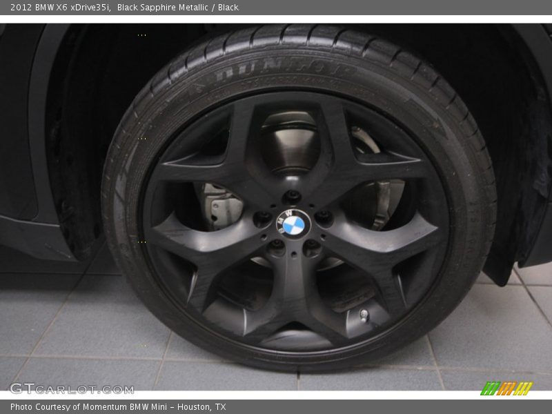 Black Sapphire Metallic / Black 2012 BMW X6 xDrive35i