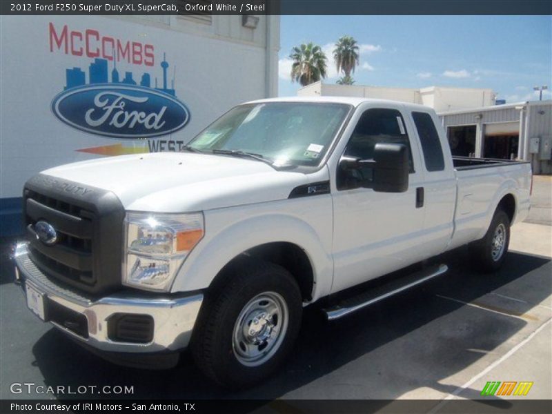 Oxford White / Steel 2012 Ford F250 Super Duty XL SuperCab