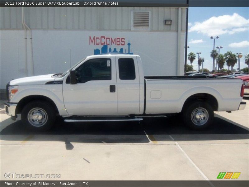 Oxford White / Steel 2012 Ford F250 Super Duty XL SuperCab