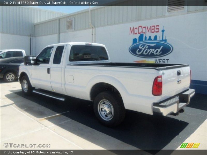 Oxford White / Steel 2012 Ford F250 Super Duty XL SuperCab