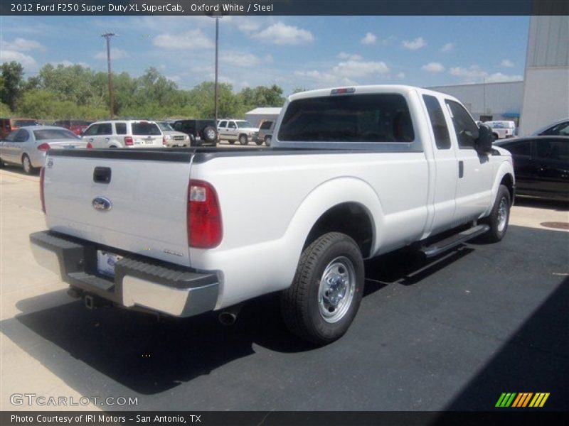 Oxford White / Steel 2012 Ford F250 Super Duty XL SuperCab