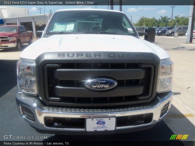 Oxford White / Steel 2012 Ford F250 Super Duty XL SuperCab