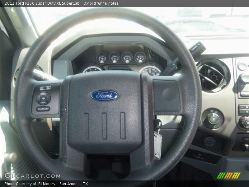 Oxford White / Steel 2012 Ford F250 Super Duty XL SuperCab