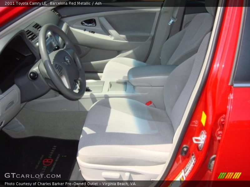Barcelona Red Metallic / Ash 2011 Toyota Camry LE