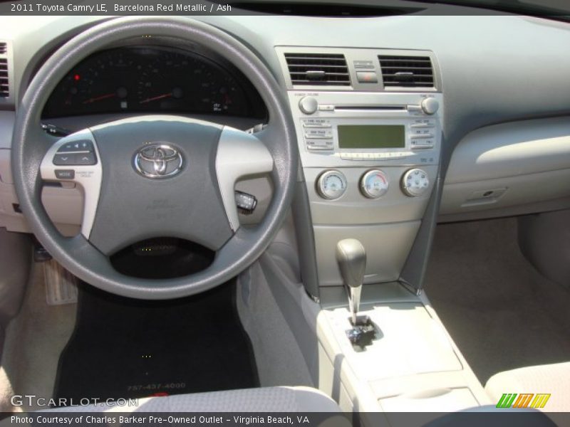 Barcelona Red Metallic / Ash 2011 Toyota Camry LE