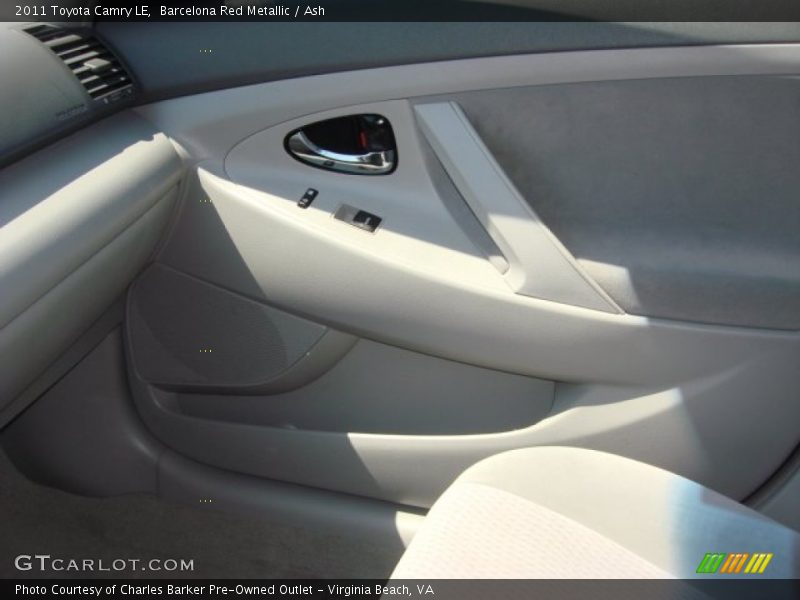 Barcelona Red Metallic / Ash 2011 Toyota Camry LE
