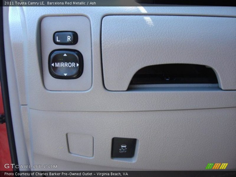 Barcelona Red Metallic / Ash 2011 Toyota Camry LE