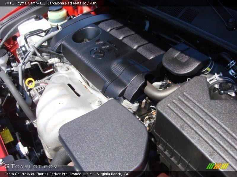 Barcelona Red Metallic / Ash 2011 Toyota Camry LE