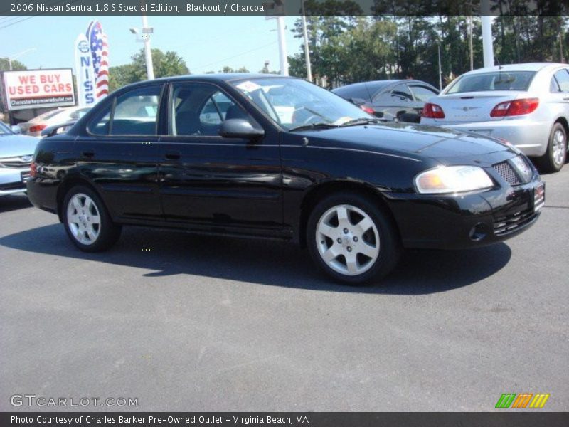 Blackout / Charcoal 2006 Nissan Sentra 1.8 S Special Edition