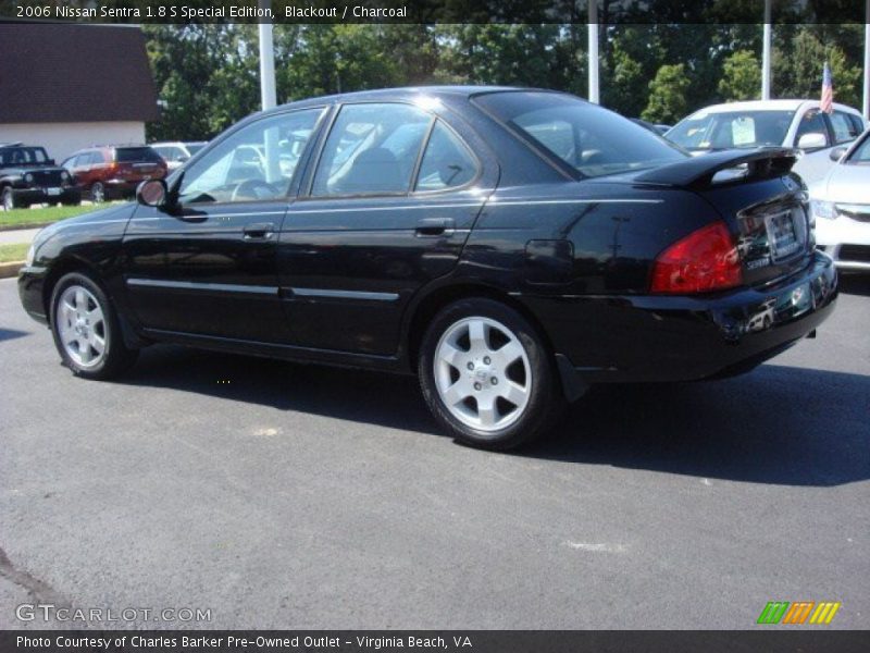 Blackout / Charcoal 2006 Nissan Sentra 1.8 S Special Edition