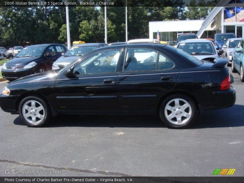 Blackout / Charcoal 2006 Nissan Sentra 1.8 S Special Edition