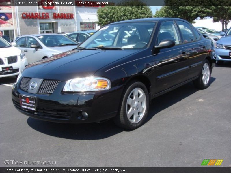 Blackout / Charcoal 2006 Nissan Sentra 1.8 S Special Edition