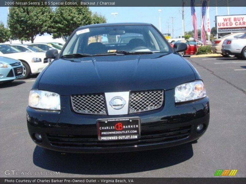 Blackout / Charcoal 2006 Nissan Sentra 1.8 S Special Edition