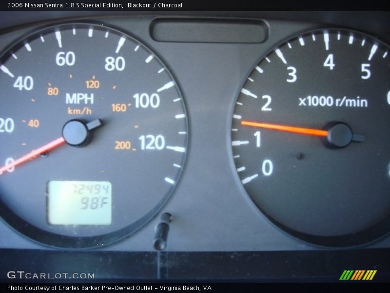 Blackout / Charcoal 2006 Nissan Sentra 1.8 S Special Edition