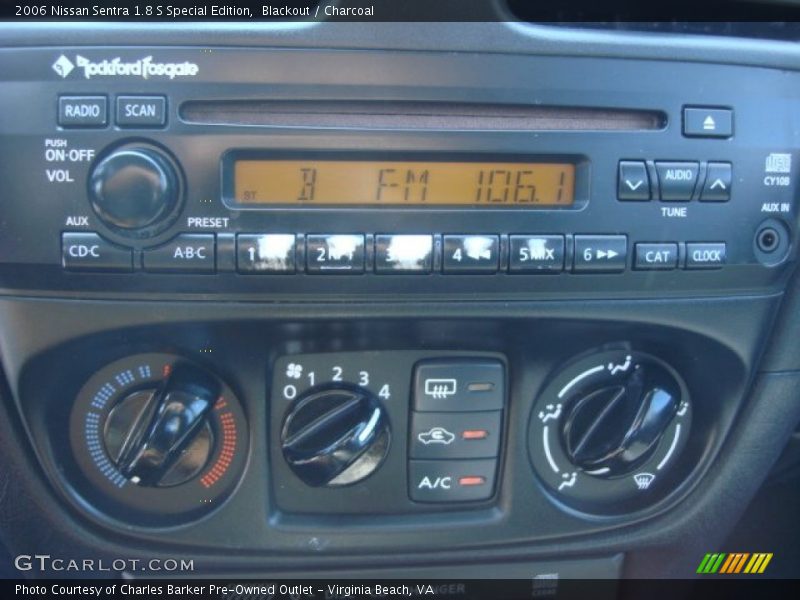 Blackout / Charcoal 2006 Nissan Sentra 1.8 S Special Edition