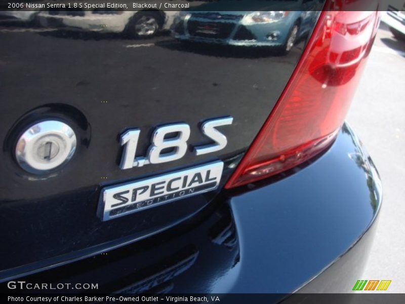 Blackout / Charcoal 2006 Nissan Sentra 1.8 S Special Edition