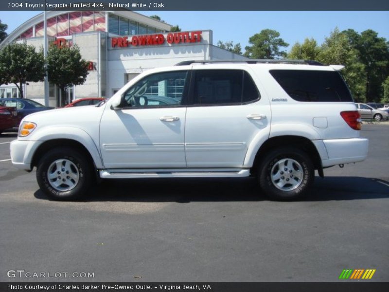 Natural White / Oak 2004 Toyota Sequoia Limited 4x4