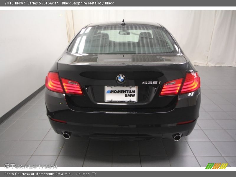 Black Sapphire Metallic / Black 2013 BMW 5 Series 535i Sedan