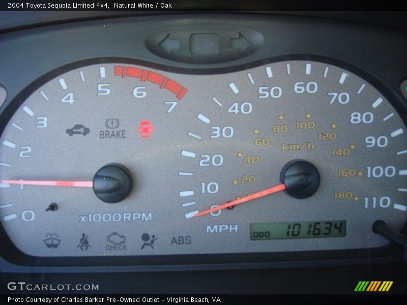 Natural White / Oak 2004 Toyota Sequoia Limited 4x4
